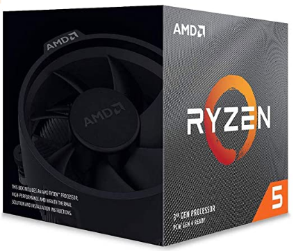 AMD Ryzen 5 3600X 6-Core, 12-Thread Unlocked Desktop Processor with Wraith Spire...